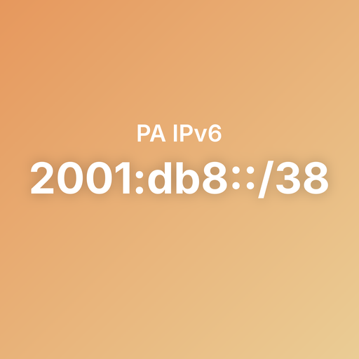 RIPE PA IPv6 Address Space