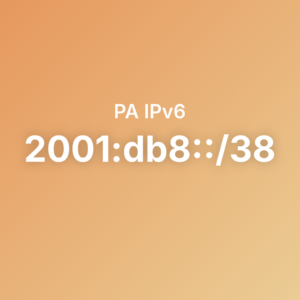 RIPE PA IPv6 Address Space
